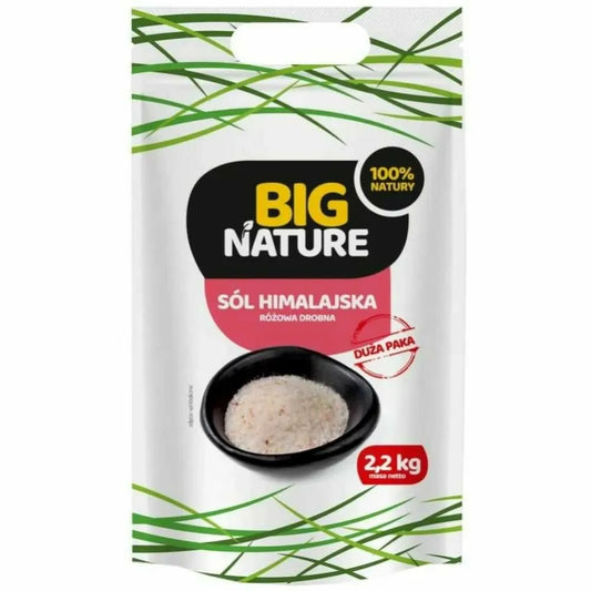 Sól Himalajska Różowa Drobna 2,2 kg - Big Nature