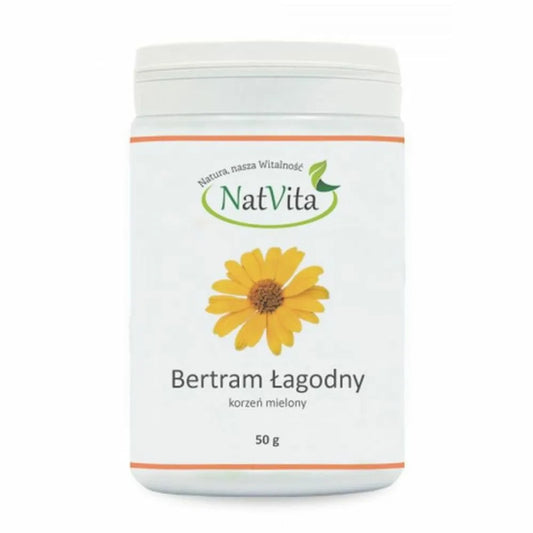 Bertram Łagodny Korzeń Mielony 50 g - Natvita