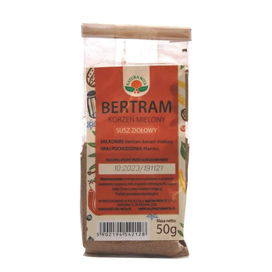 Bertram Korzeń Mielony 50 g - Natura Wita