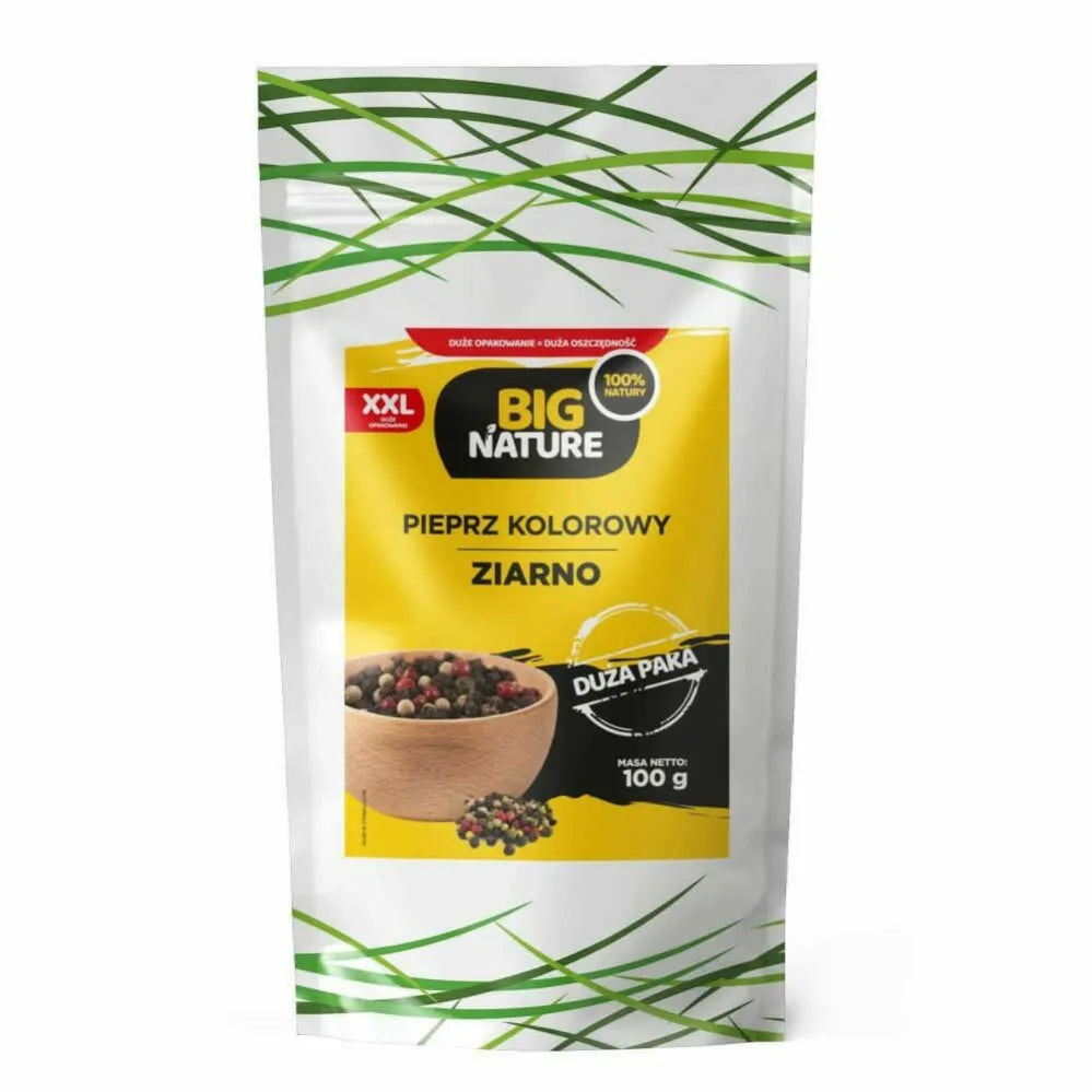 Pieprz Kolorowy Ziarno 100 g - Big Nature
